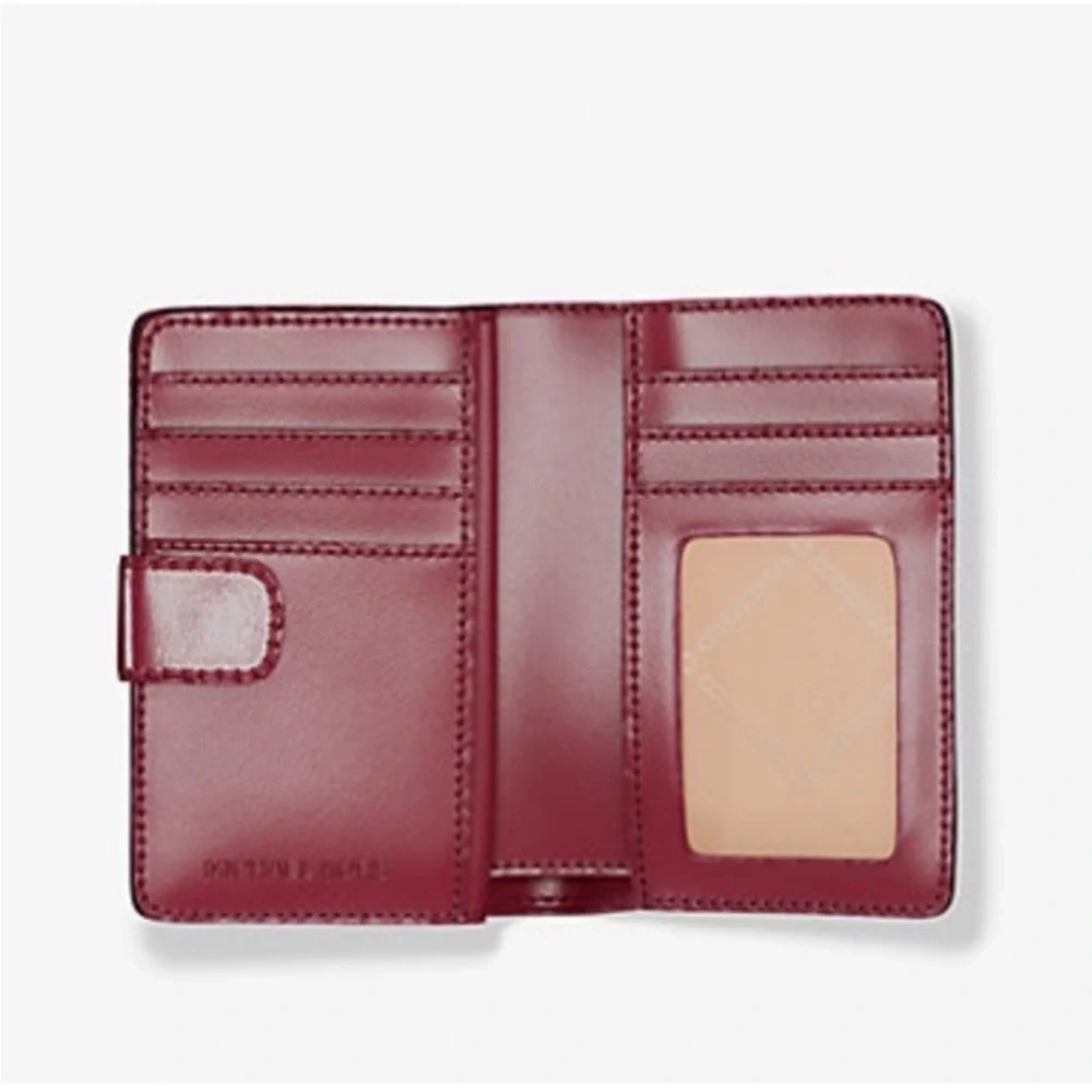 Michael Kors Jet Set Medium Two-Tone Logo Wallet